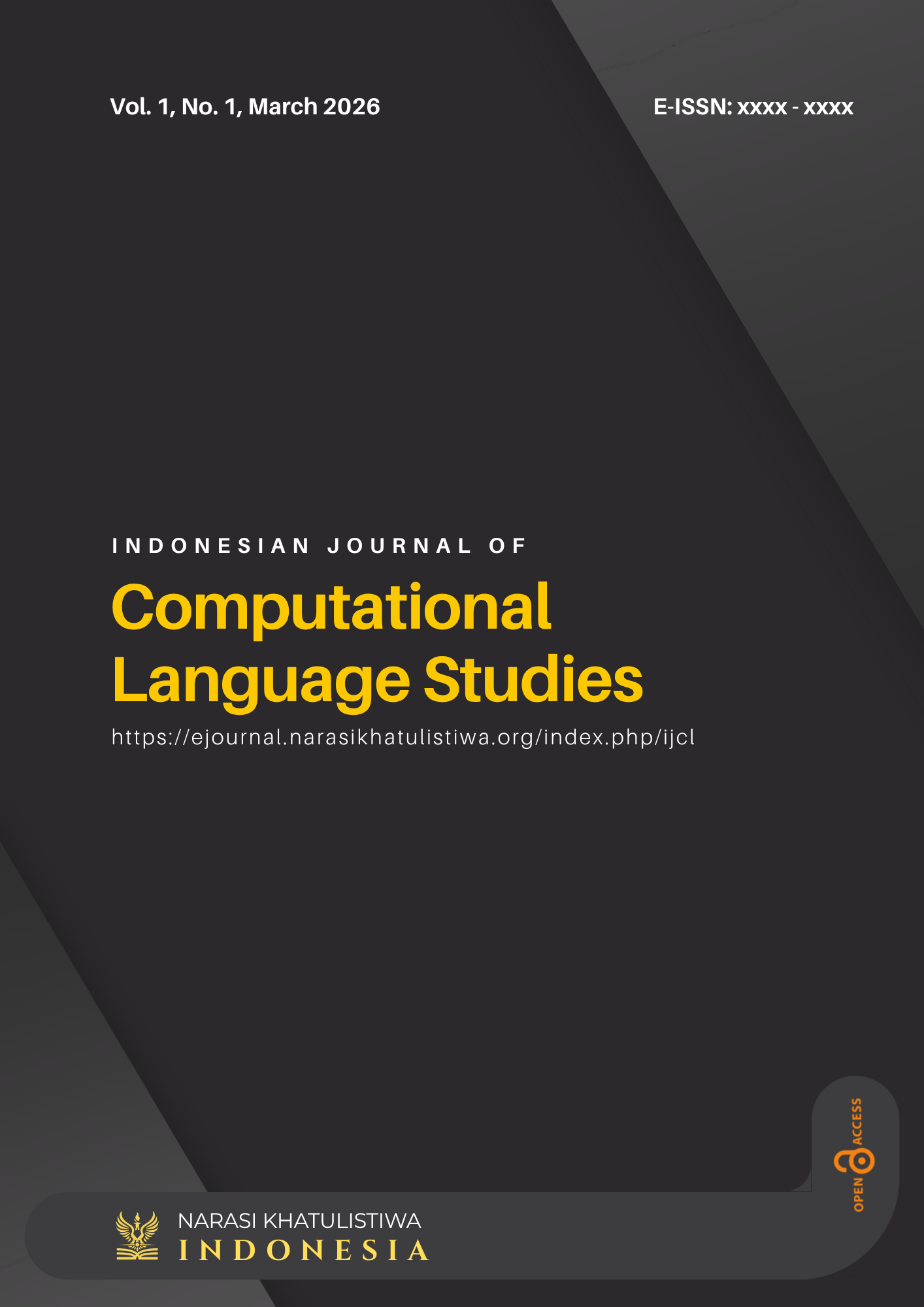 Indonesian Journal of Computational Language Studies
