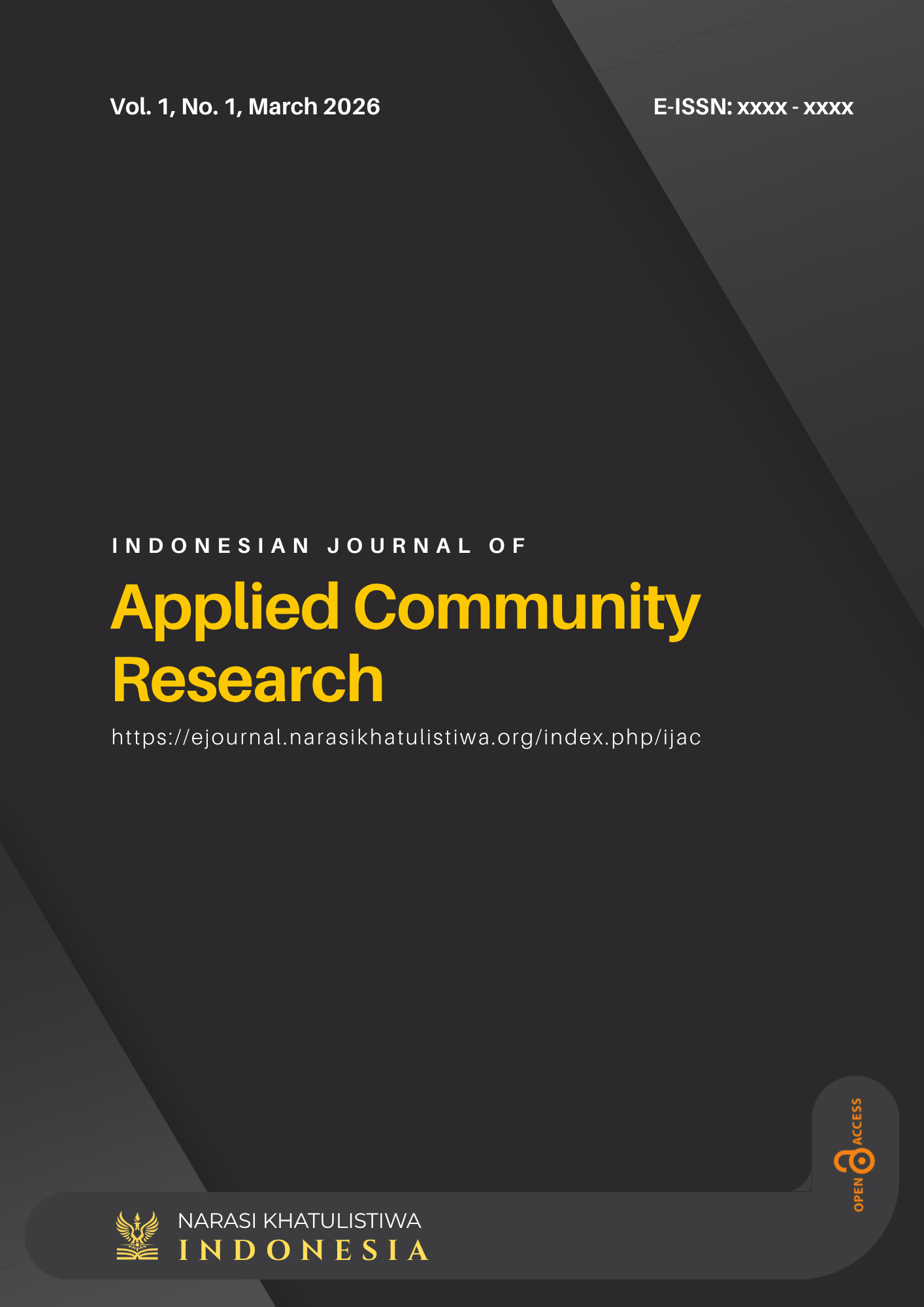 Indonesian Journal of Applied Community Research